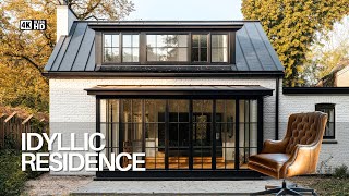 Modern Farmhouse Inspiration: Small House Plans with Stylish Fence and Front Yard Landscaping Ideas
