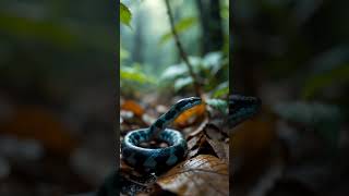 A Ribbon of Blue Through the Jungle  #aigenerated#MiniWilds #WildlifeShorts  #NatureShorts