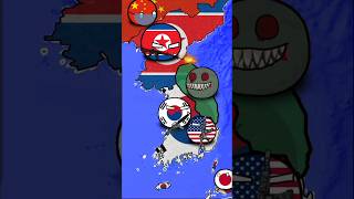 korea war🇰🇷🇰🇵vs zombies#countryballs#countryball#usa#russia#india#korea#japan#edit#shorts#shortsfeed