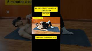 One action relieves back pain#BackPainRelief #OneMoveChallenge #PainFreeBack #StretchForRelief