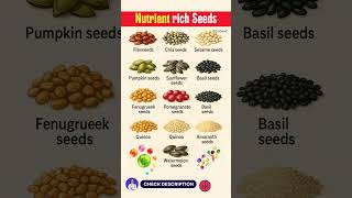 Top 12 Nutrient Rich Seeds You Should Add to Your Diet | Nutrition | Healthy Diet