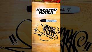 comment your name if you want your name featured next.#handwriting #handstyle #lettering #graffiti