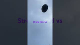 Weak vs strong hand