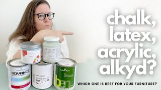 家具用チョークペイント vs. 通常のラテックスペイント | ペイントの戦い！