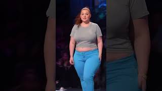 Plus-Size Girl Walks AGT! Brave to Be Herself #talent#shorts #agt#agt #ai #marvel #talent #beautiful