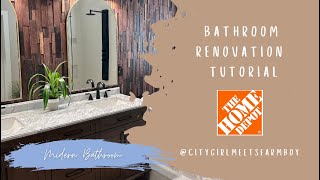 Modern Master Bathroom Renovation with The Home Depot and CITYGIRLMEETSFARMBOY