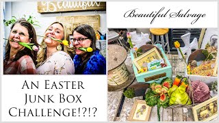 An Easter Junk Box Challenge?!?! Trash to Easter Decor