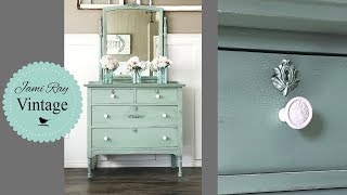 Milk Paint Crackle with Dark Wax | JRV Applique