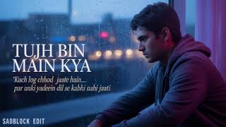 💔 Tujh Bin Main Kya Karoon | Heart Touching Sad Song 2025 | SadBlock Edit 🎧