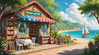 Chill Lofi Music ☀️  Peaceful Weekend Vibes with Ocean Waves