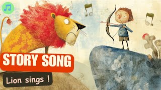 The Archer and the Lion 🦁 | Learn English with StorySong 🎵 | Aesop Fable in Easy English