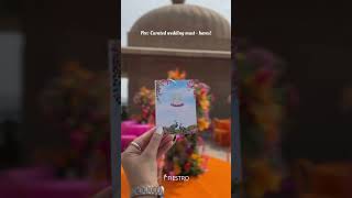 Love is in the details | Fairmont Jaipur Wedding #weddinginvitation #fairmonthotel #wedding