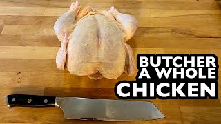 Charlie's cook line: how to butcher a whole chicken