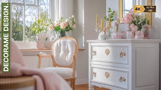 Timeless Shabby Chic & Victorian Style: Cozy Vintage Interiors with Floral Pastels for Charm