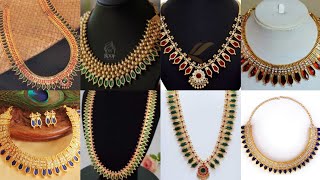Kerala Traditional Jewelry || Nagapadam Mala || HamuzTrendz || #traditional #design