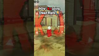 KJ Vs Dead rails 🚂 || The Strongest Battleground #thestrongestbattlegrounds #roblox #pvp