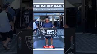 LAS VEGAS RAIDERS - Retired life #retiredlife