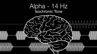 'Super Concentration' Alpha Isochronic Tone - 14Hz (1h Pure | 432Hz Base)