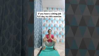 Try this exercise, it works like a miracle! #lowerbodyworkout #legsworkout #yogadrills #yogaathome