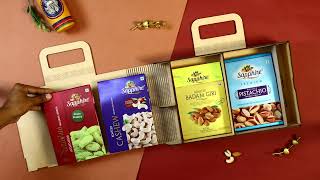 Sapphire Jewel Dry Fruit Gift Box | Sapphire Gift box #SpecialOccasionGifts #Gifting #diwaligifts
