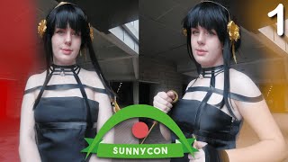 Sunnycon Day 1 Vlog | Cosplaying Yor Forger
