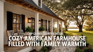 Chip Gaines Country Decor  Cozy American Farmhouse Filled with Family Warmth