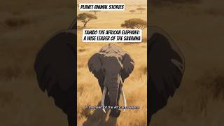 Tambo the African Elephant: A Wise Leader of the Savanna #animals #wildlifetales #animalstories