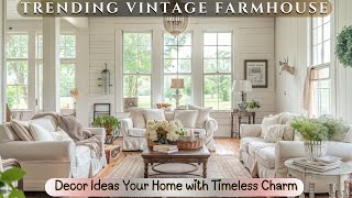 Trending Vintage Farmhouse Decor Ideas: Transform Your Home with Timeless Charm