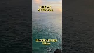 Sunset at Taqah Cliff, Salalah Oman #beach #travel #love