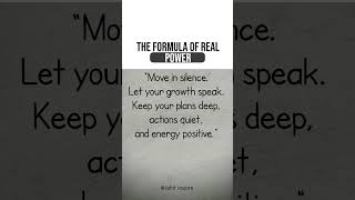 The Formula of Real Power 💥 #PowerMindset #SuccessTips #DeepFocus #MoveInSilence #status #SelfGrowth