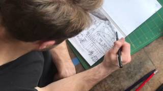 Drawing Time-lapse: The Bagdad Theatre