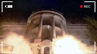 Remake the Independence Day (1996) White House explosion with miniatures. Behind the scenes