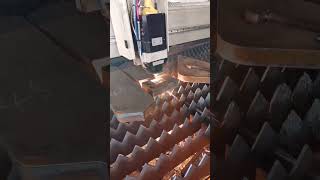 #TWCNC 20KW laser cutting machine cutting 45mm carbon steel#lasercutting #fiberlaser #manufacturing