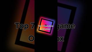 Roblox Top 7 Best game  #Roblox