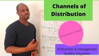 Channels of Distribution( Place) 4P's ofMarketing