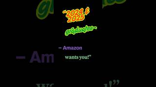 Amazon is hiring SDEs @ ₹35 LPA! 2024 & 2025 Freshers – Apply Now  #skilllayer #shorts skill layer