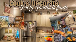 DECORATING MY NEW HOME | I WENT BACK TO THE GOODWILL & FOUND THESE! | KITCHEN DECOR