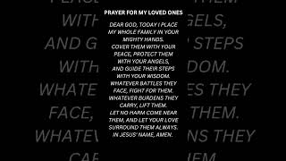 If you love your family, PRAY THIS NOW! #FamilyPrayer #PowerfulPrayer #PrayerWarrior #JesusSaves