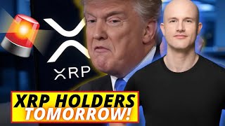 XRP JUST IN! COINBASE CEO DROPPED A BOMBSHELL TRUMP CONFIRMED IT! TOMORROW WE FIND OUT! ($1 MILLION)