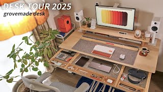 【デスクツアー】最小限のアイテムで作る機能美デスク環境！Grovemadedesk maple Dream Setup