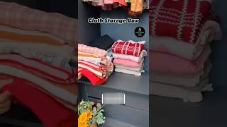 No More Messy Wardrobe 😍 | Best Storage Box for Clothes #flipkartfinds