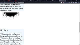 Fixed Background In CSS! How To Fix The Background #frontenddeveloper #csstips