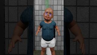 Baby Jim in: The Toilet  #shorts #funny #animation