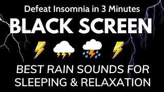 Dark Night Rain Ambience for Restful Sleep and Mind Calm 6 Hours 🌌🌧
