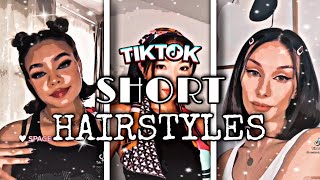 Hairstyles for Short Hair (TikTok Compilation) // Aesth YT