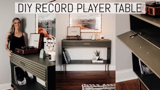 DIY Record Player Table