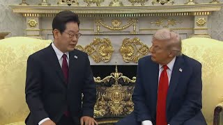 President Trump visits with Korean president as countries, business owners struggle with tariffs