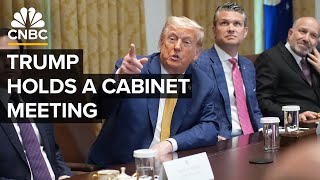 President Trump holds a cabinet meeting at the White House  — 8/26/2025