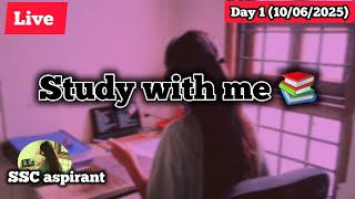 Live study with me📚! 🎯SSC MTS 2025 preparation #sscmtc#ssc2025#sscexam2025#motivation