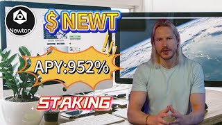 Stake Newton: $NEWT Crypto Bull Market Gains with 952% APY Yield Farming